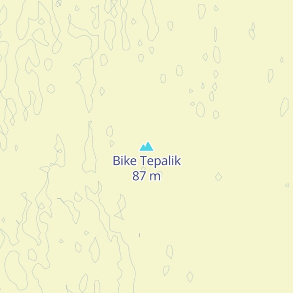 Map of Bike Tepalik