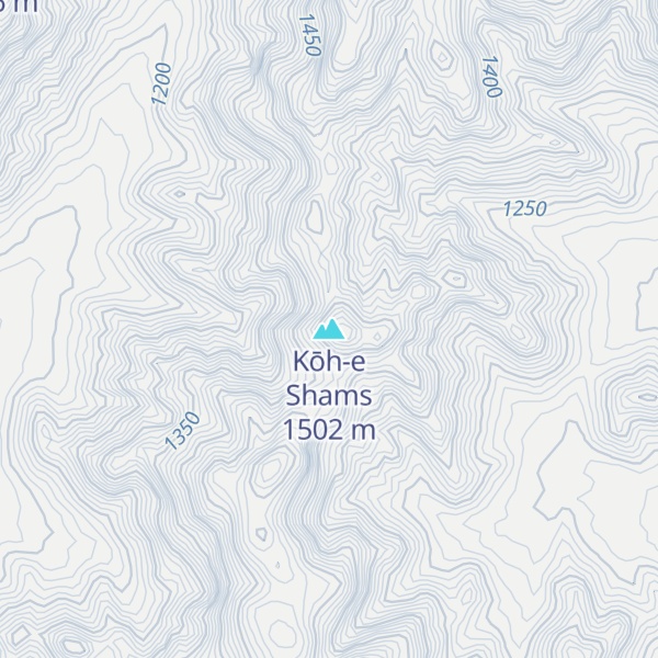 Map of Kōh-e Shams