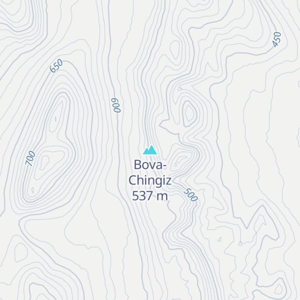 Map of Bova-Chingiz