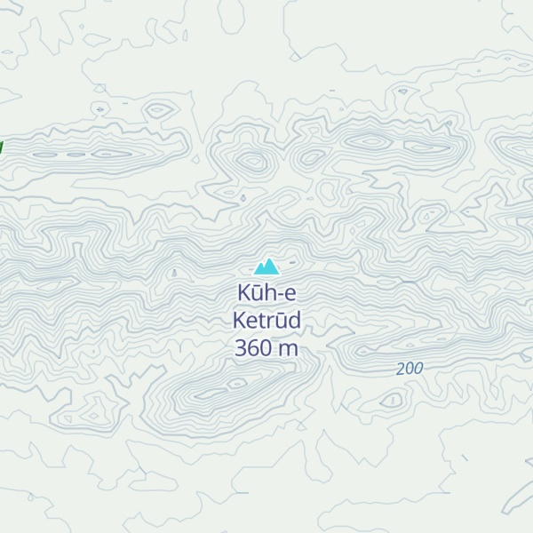 Map of Kūh-e Ketrūd