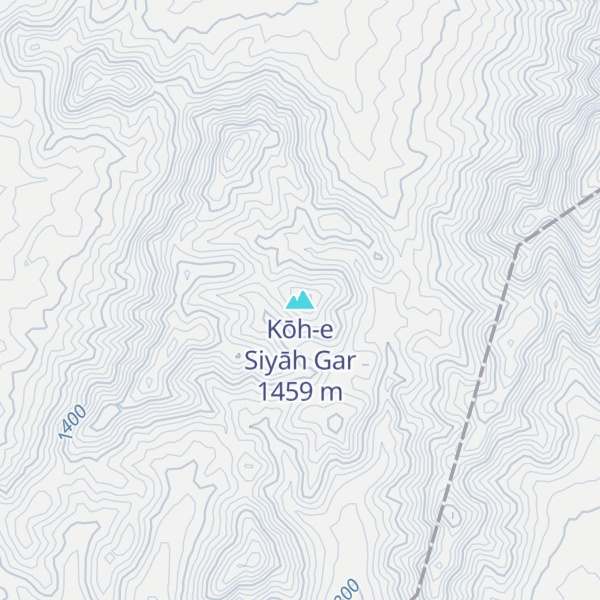 Map of Kōh-e Siyāh Gar