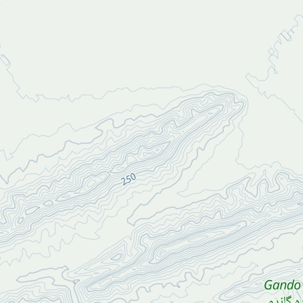 Map of Kūh-e Kargānī Sīāh