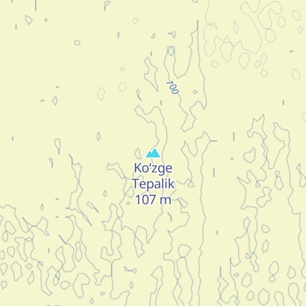Map of Ko‘zge Tepalik