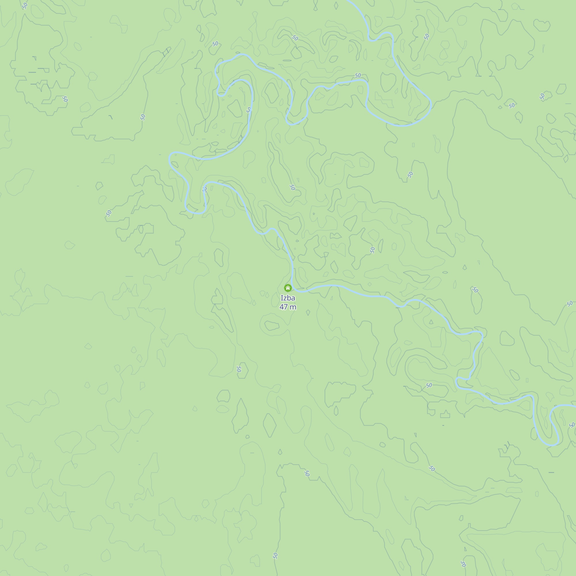 Izba map