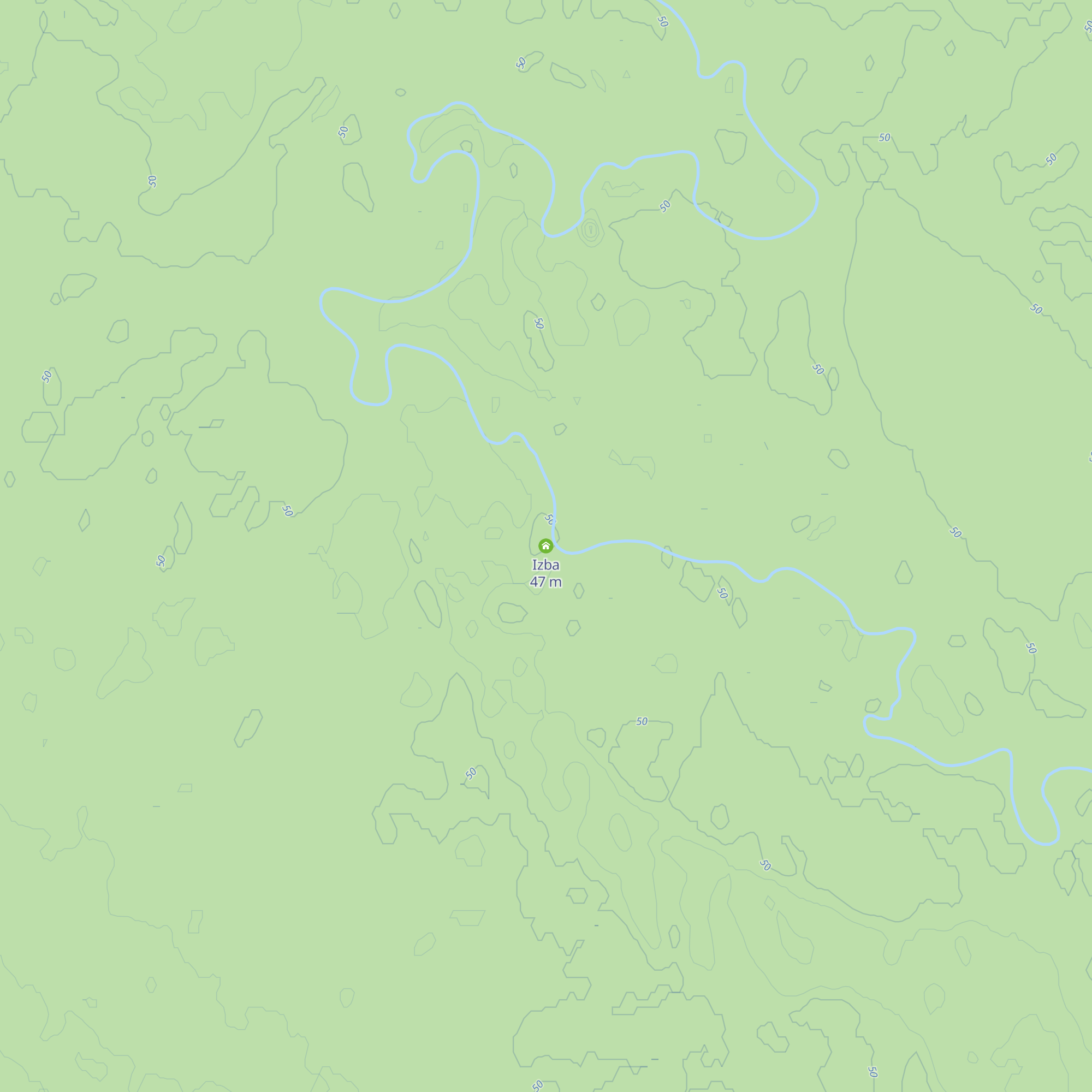 Izba map