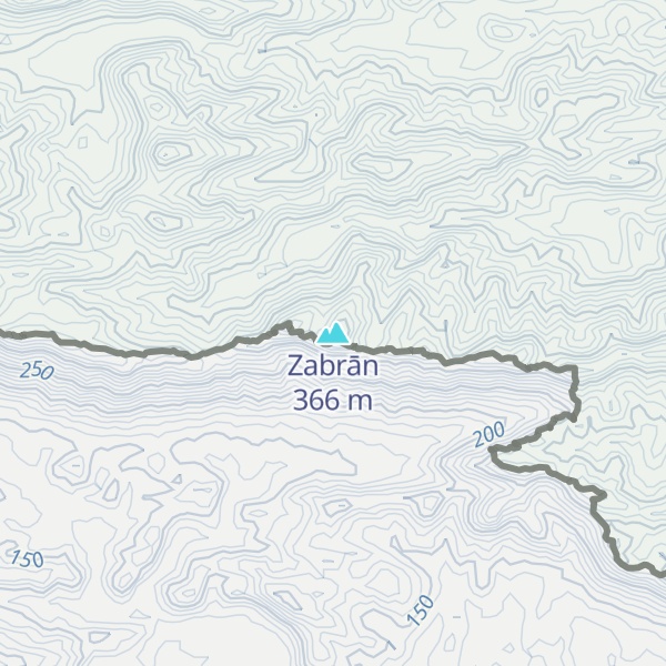 Map of Zabrān