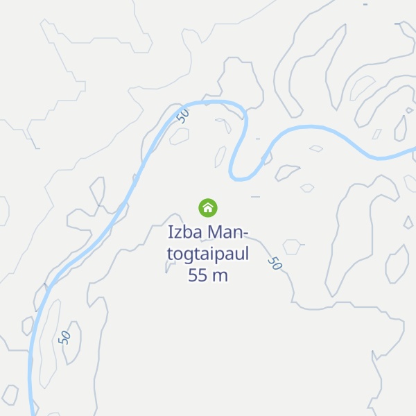 Map of Izba Man-togtaipaul