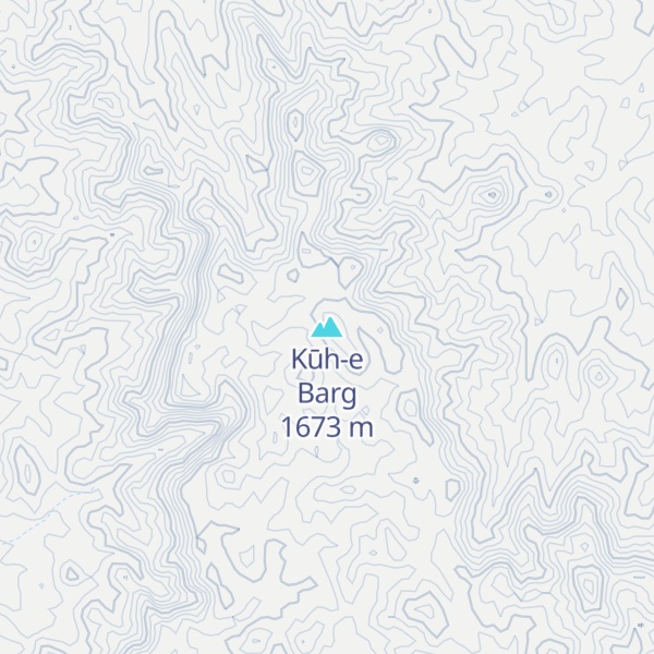Map of Kūh-e Barg
