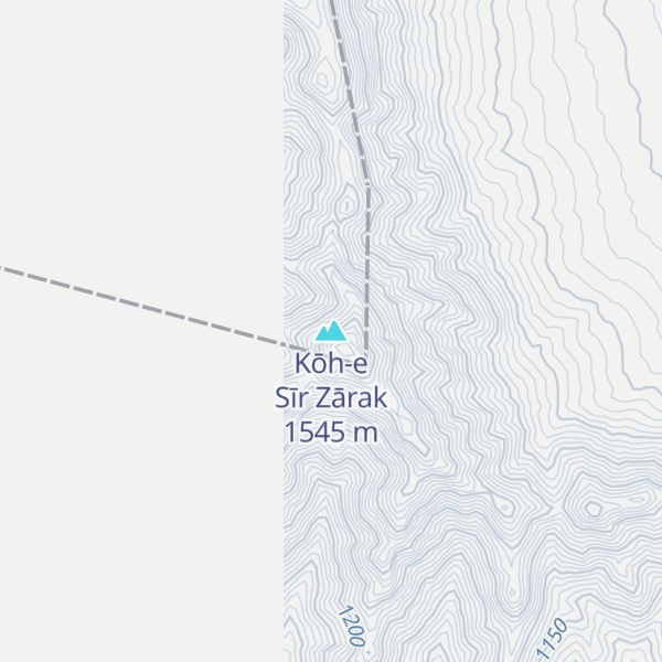 Map of Kōh-e Sīr Zārak
