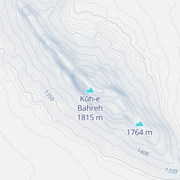 Map of Kūh-e Bahreh