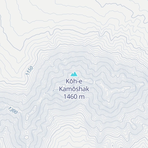 Map of Kōh-e Kamōshak