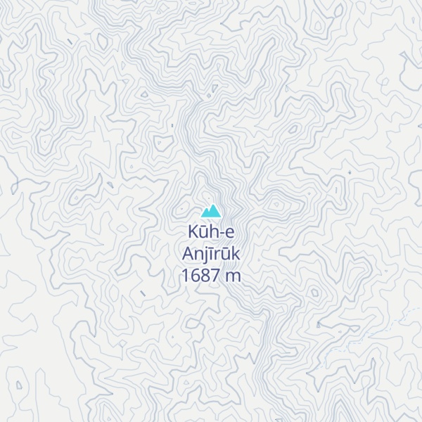 Map of Kūh-e Anjīrūk
