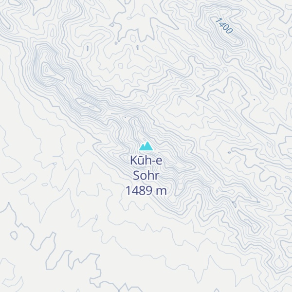 Map of Kūh-e Sohr