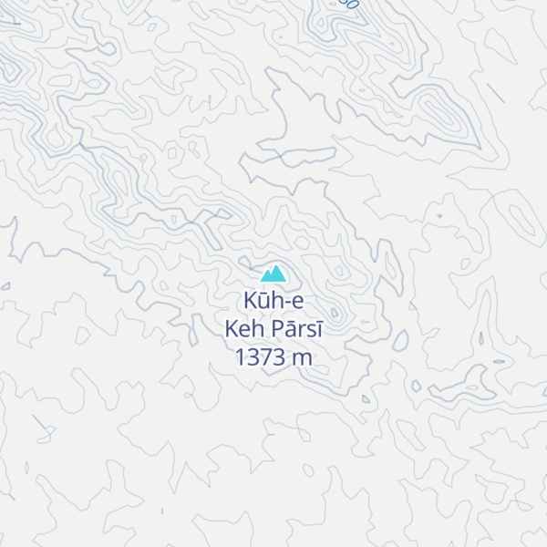 Map of Kūh-e Keh Pārsī