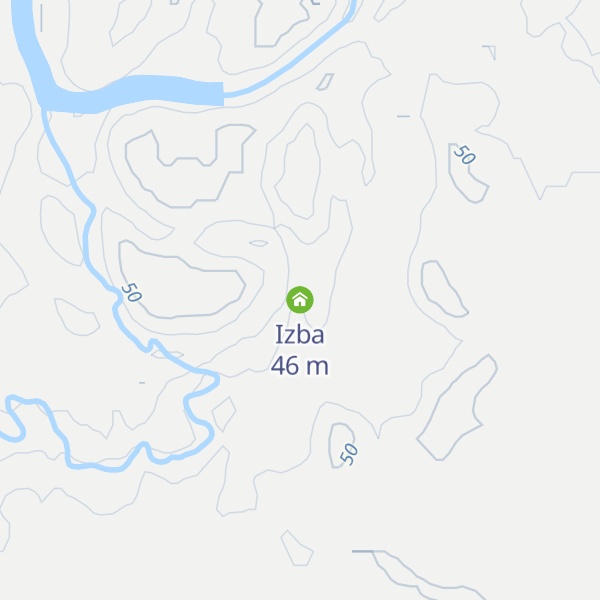 Map of Izba