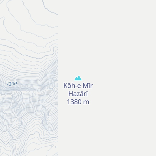 Map of Kōh-e Mīr Hazārī