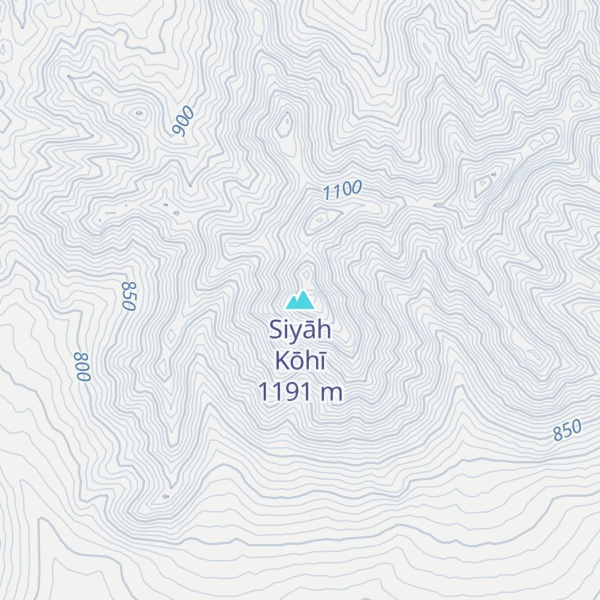 Map of Siyāh Kōhī