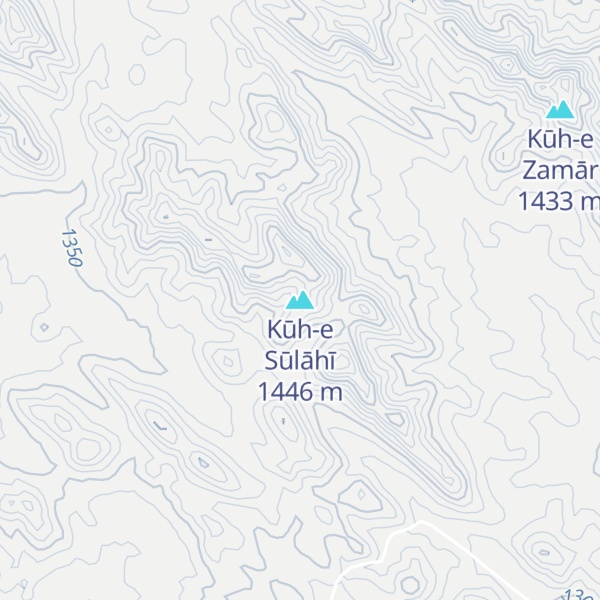 Map of Kūh-e Sūlāhī