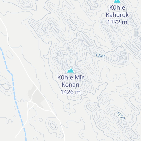 Map of Kūh-e Mīr Konārī