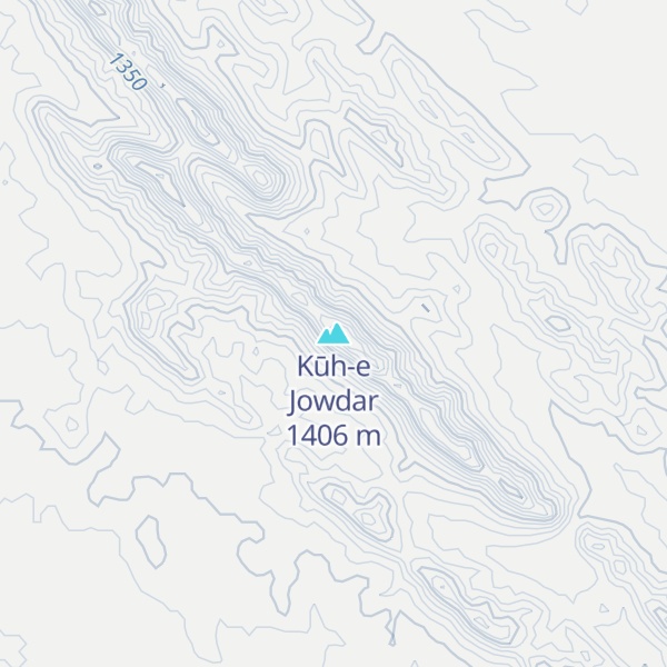 Map of Kūh-e Jowdar