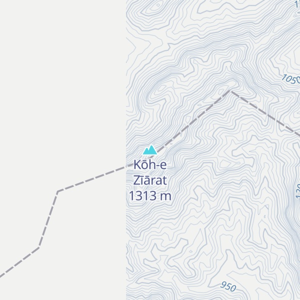 Map of Kōh-e Zīārat