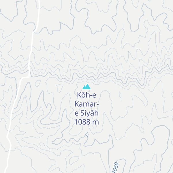 Map of Kōh-e Kamar-e Siyāh