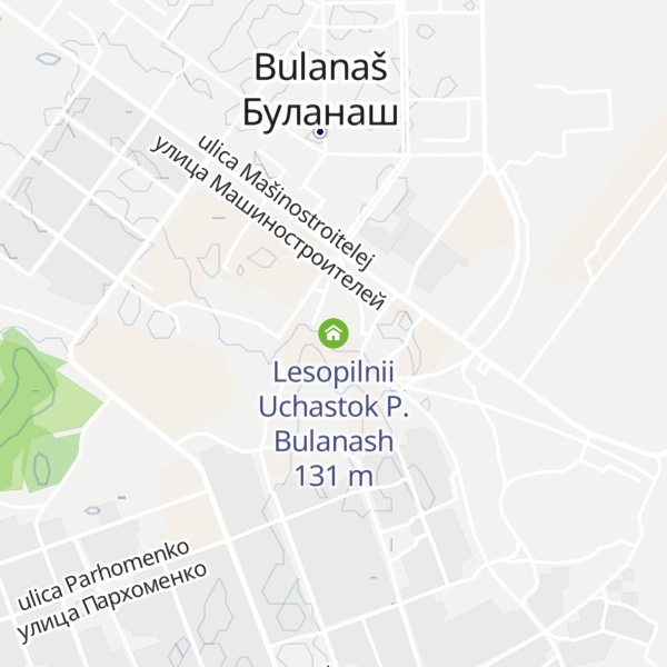 Map of Lesopilnii Uchastok P. Bulanash