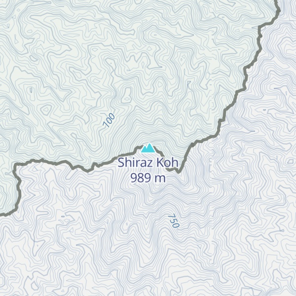 Map of Shiraz Koh