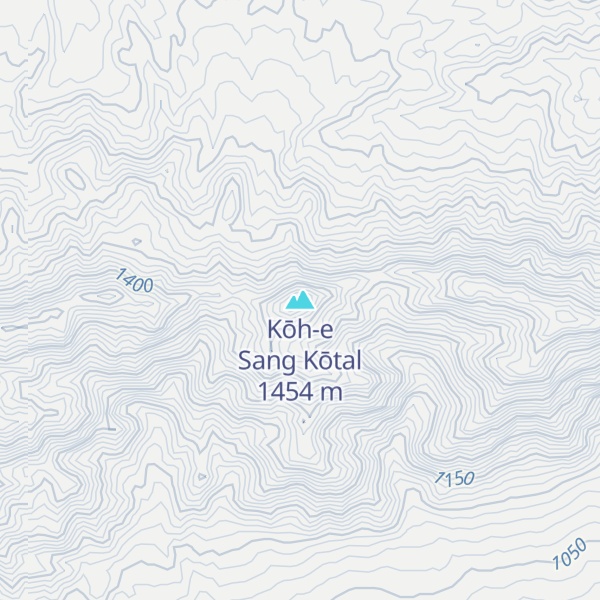 Map of Kōh-e Sang Kōtal