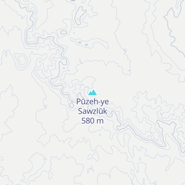 Map of Pūzeh-ye Sawzlūk