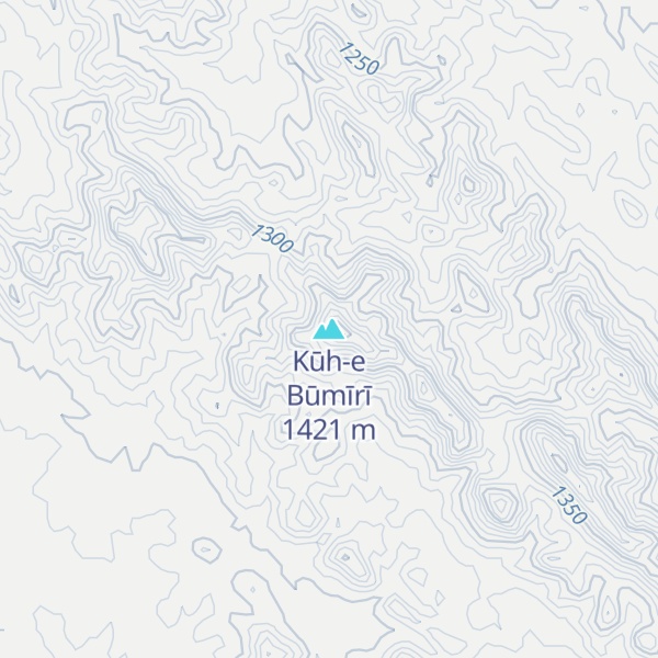 Map of Kūh-e Būmīrī