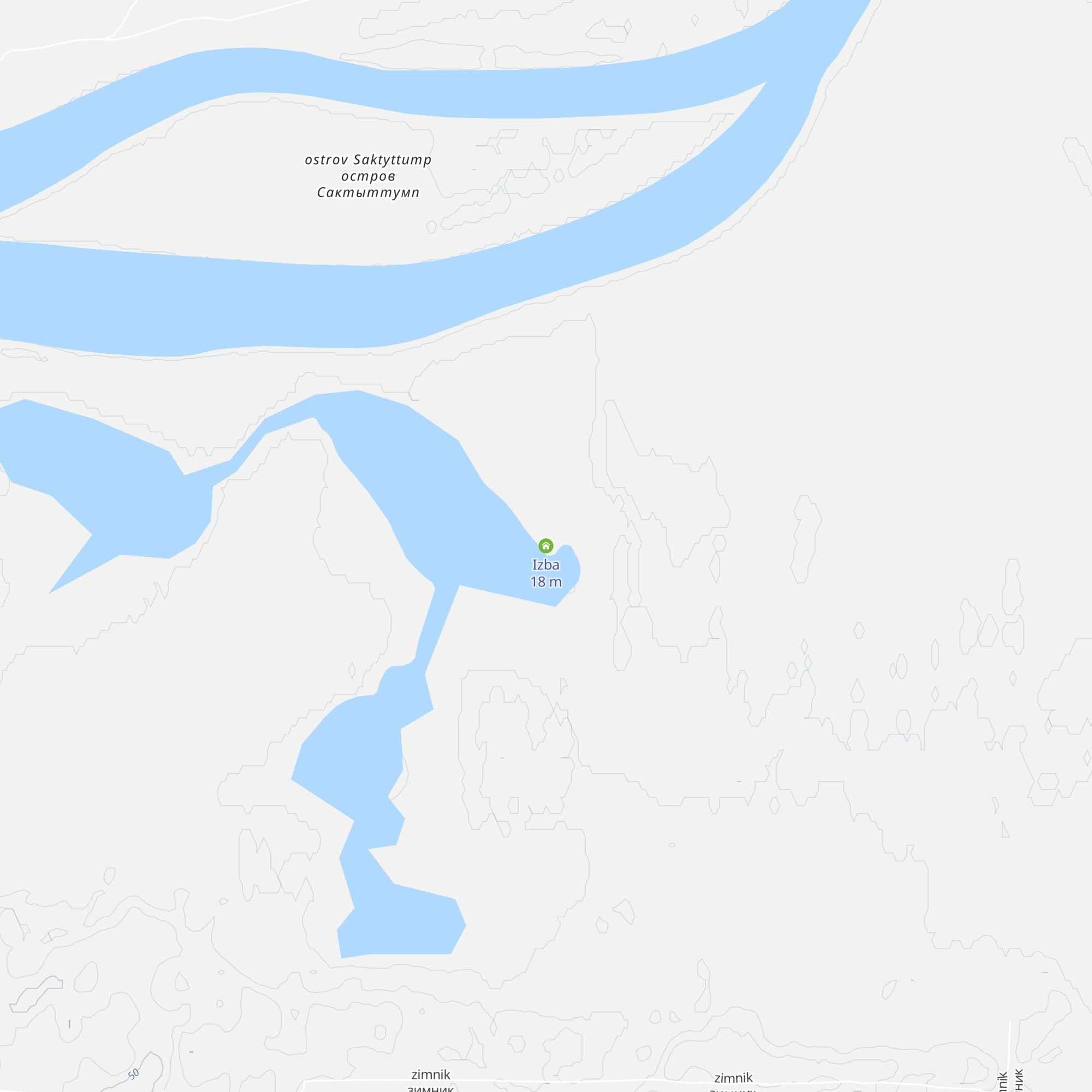 Izba map