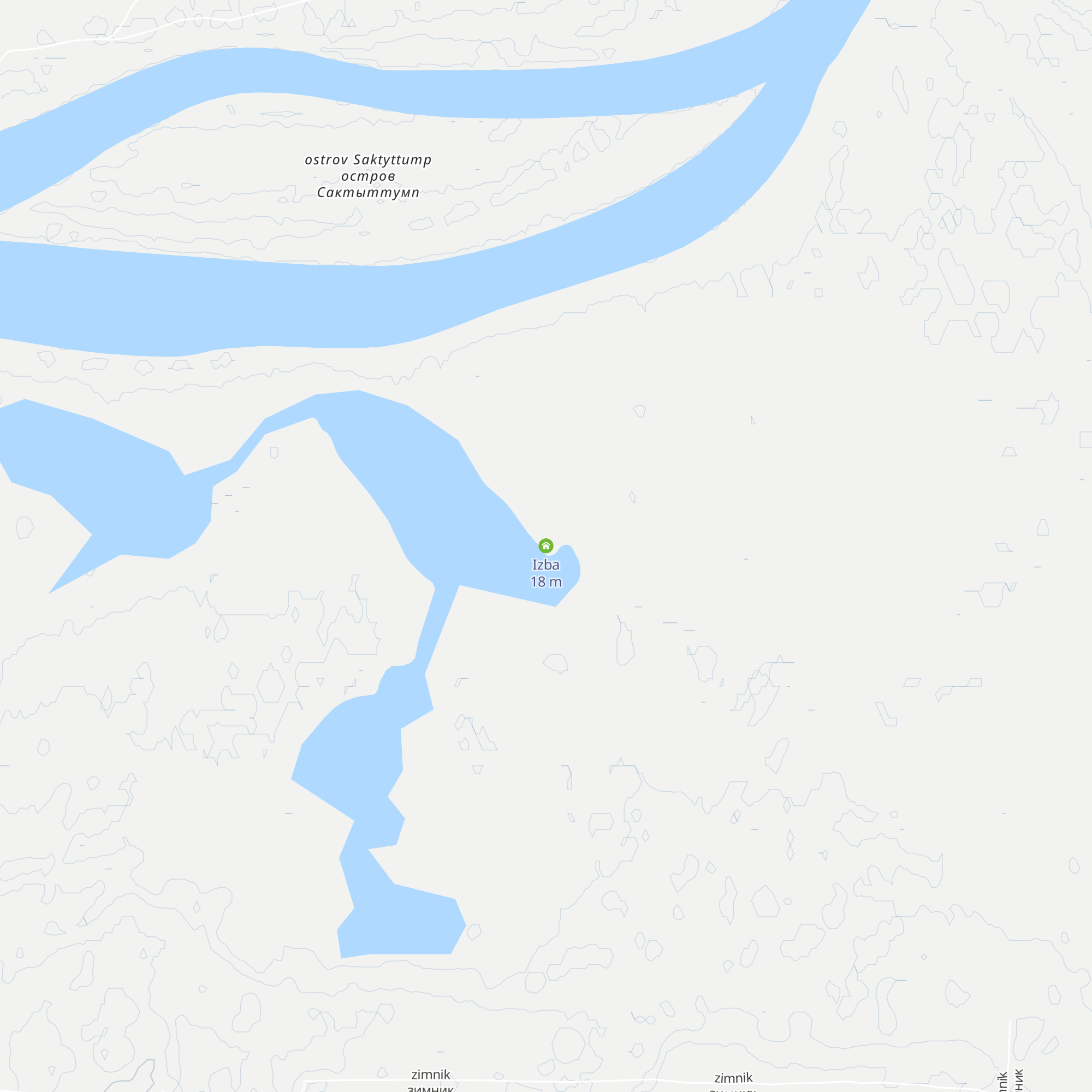 Izba map