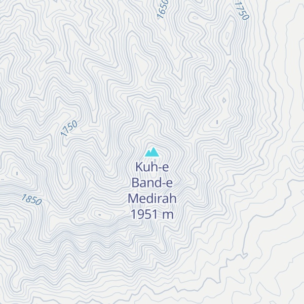 Map of Kuh-e Band-e Medirah