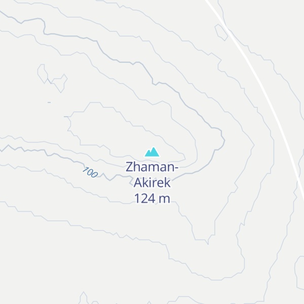 Map of Zhaman-Akirek
