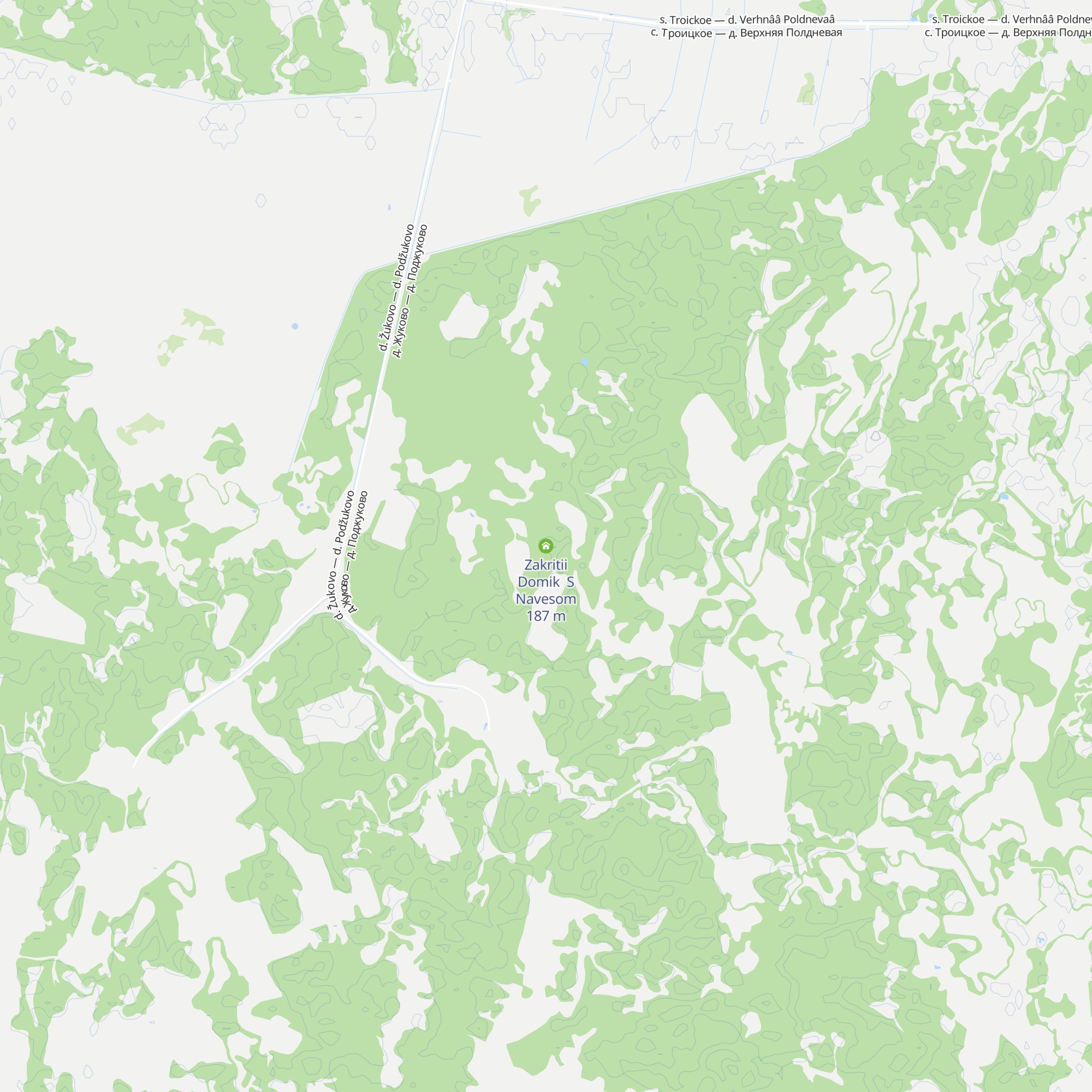 Zakritii Domik  S Navesom map