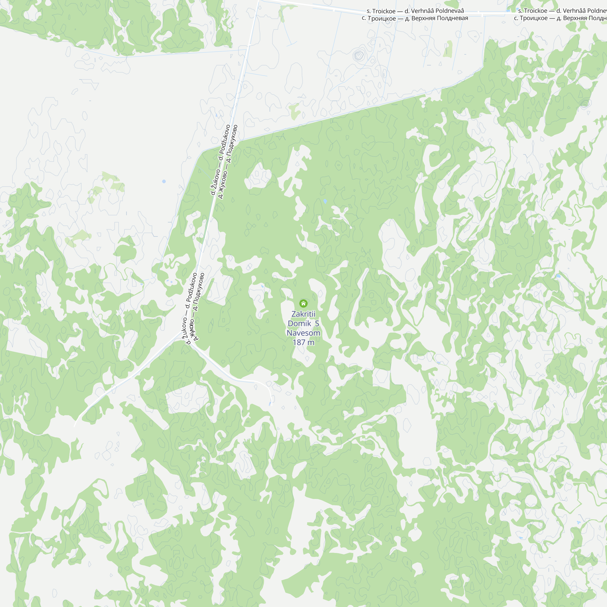 Zakritii Domik  S Navesom map
