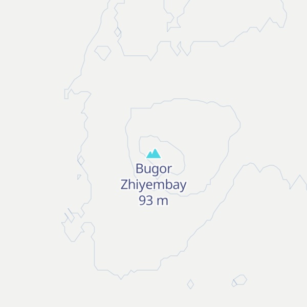 Map of Bugor Zhiyembay
