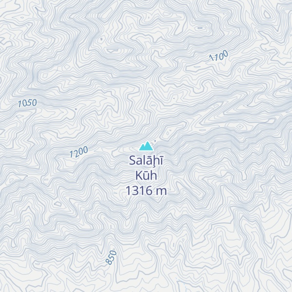 Map of Salāḩī Kūh