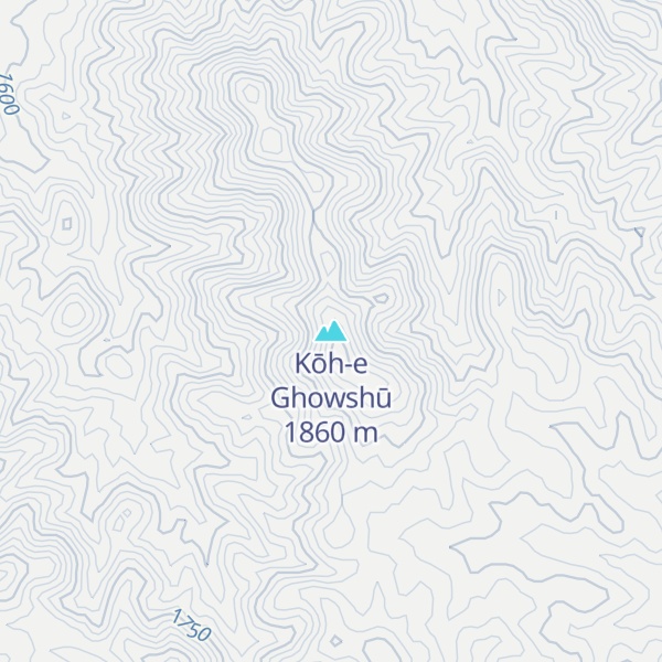 Map of Kōh-e Ghowshū