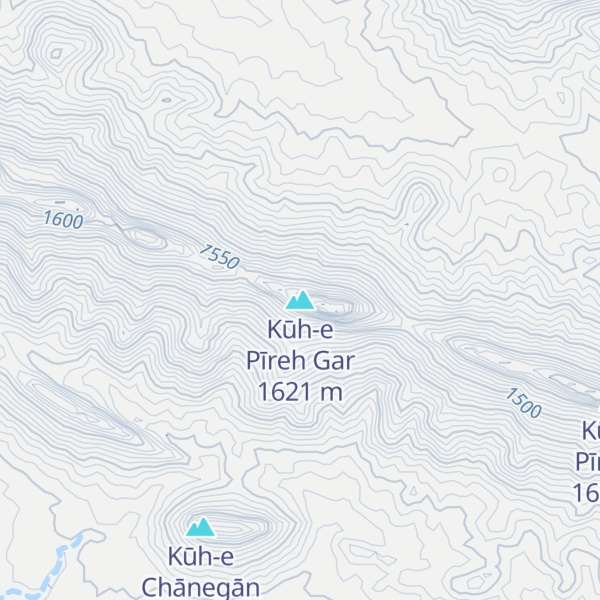 Map of Kūh-e Pīreh Gar