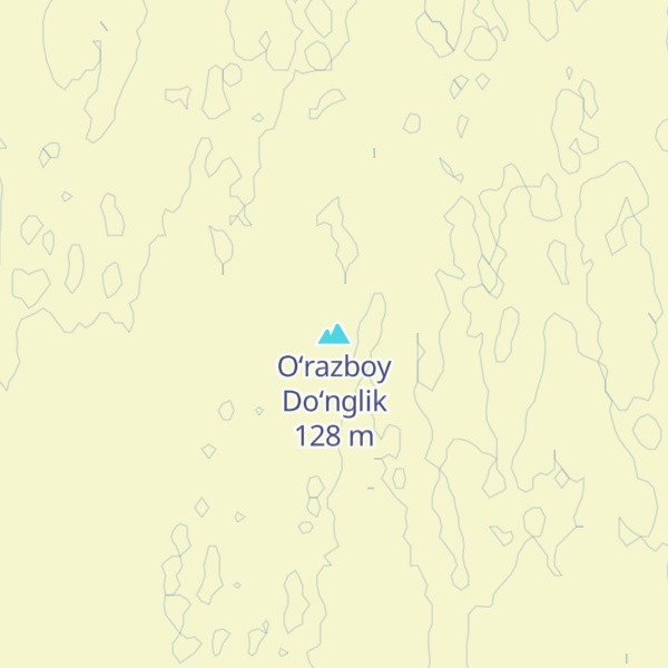 Map of O‘razboy Do‘nglik