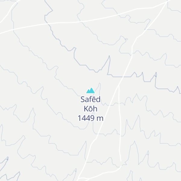 Map of Safēd Kōh