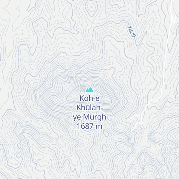 Map of Kōh-e Khūlah-ye Murgh