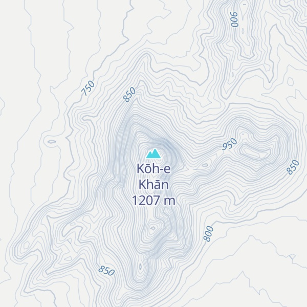 Map of Kōh-e Khān