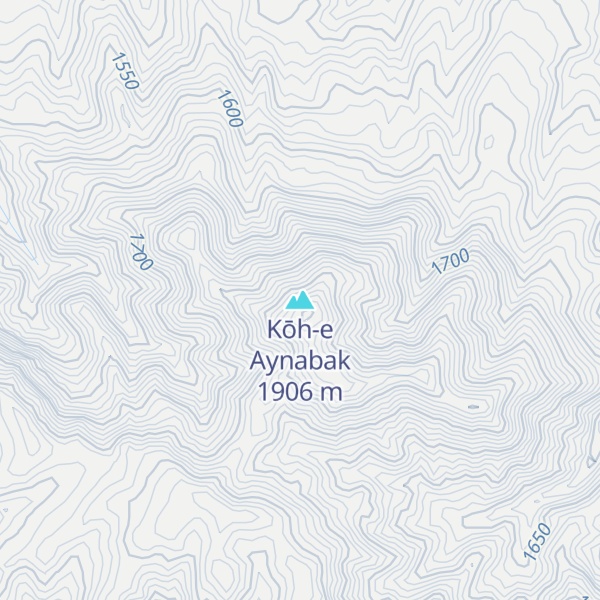 Map of Kōh-e Aynabak