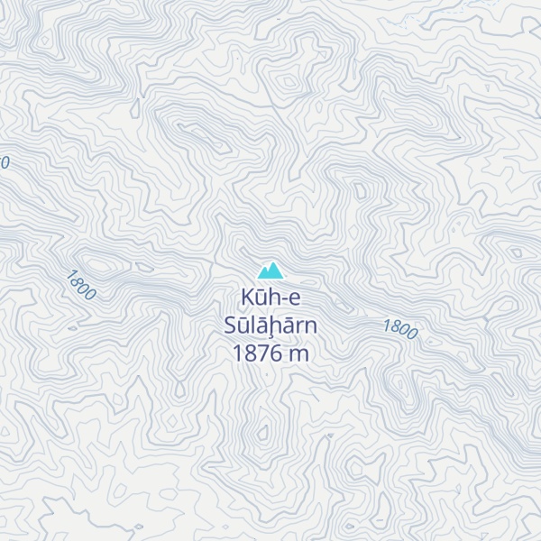 Map of Kūh-e Sūlāḩārn