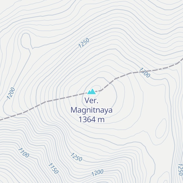 Map of Ver. Magnitnaya