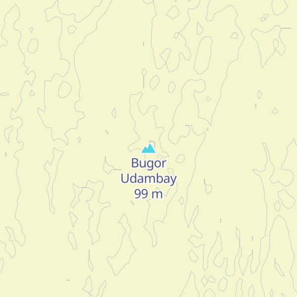 Map of Bugor Udambay