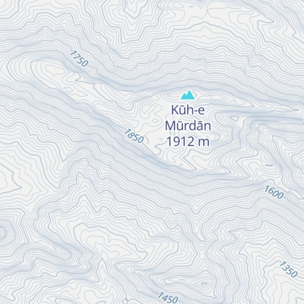Map of Kūh-e Gand-e Sajīrī